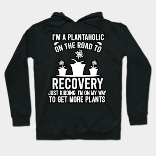 I'm A Plantaholic On The Road To Recovery, Plant Lover Funny Planting Gift Hoodie